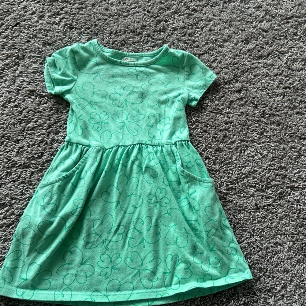 Preloved Cat & Jack Green dress.